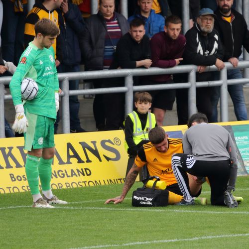 Brad Nicholson injured