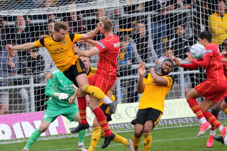 Jake Wright Junior defending