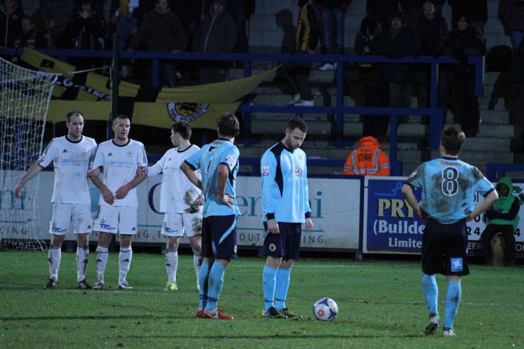 Free kick preparations