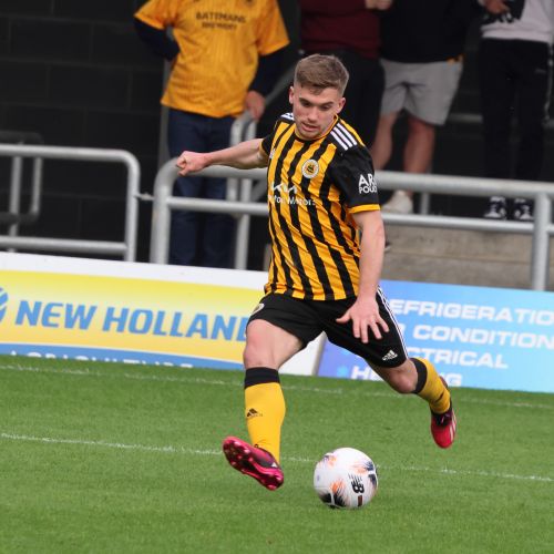 Billy Chadwick shoots and scores