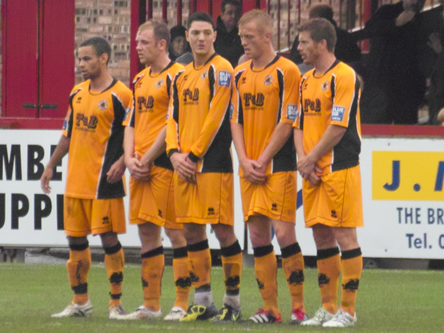 Ben Fairclough, Ben Wilkinson, Chris Hall, Jordan Burrow, Craig Armstrong