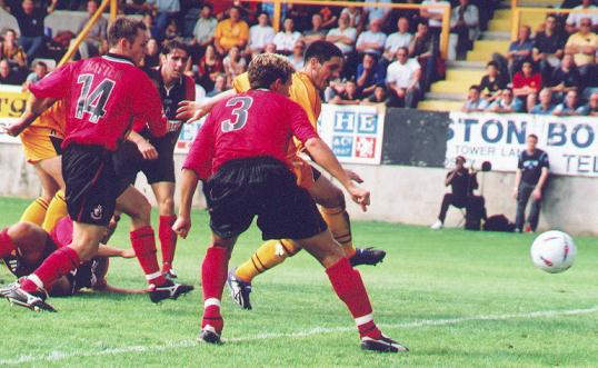 Boston United's first league goal