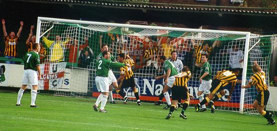 The Town End on Tour go wild - Photo by Simon Ellison