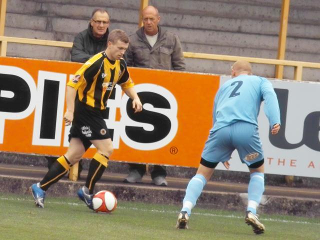 Jamie Yates takes on his marker