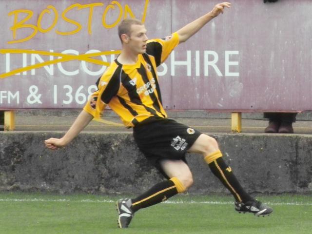 Chris Wood pumps the ball forward