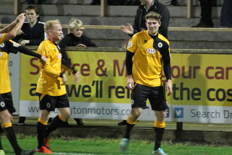 Chuffed with his wonder goal