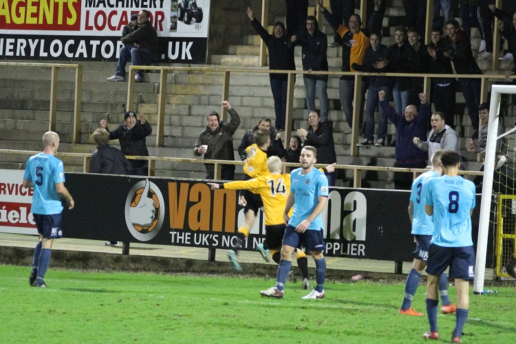 Lewis Hilliard scores three minutes after coming on