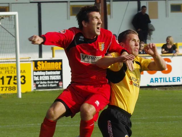 Ryan Clarke gets it in the neck