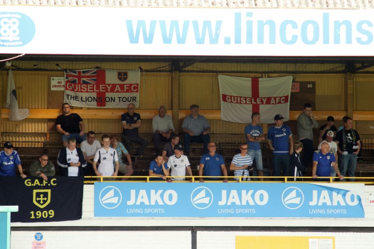 The Guiseley fans