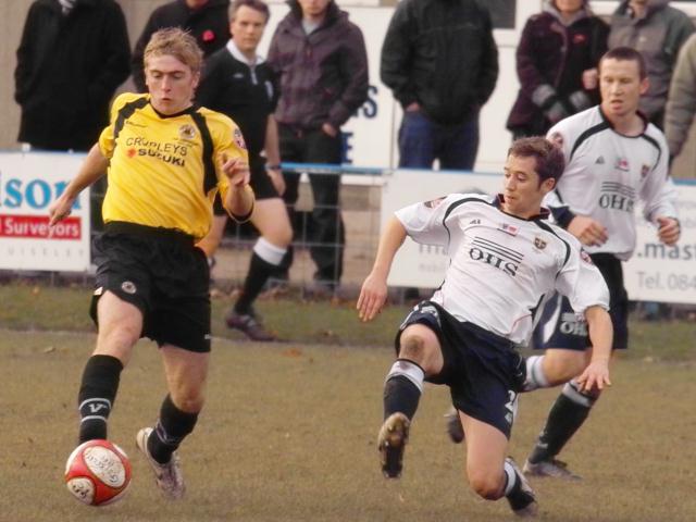 Adam Millson is tackled