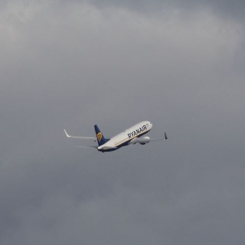 Ryanair flight FR2482 out of Leeds Bradford Airport to Riga