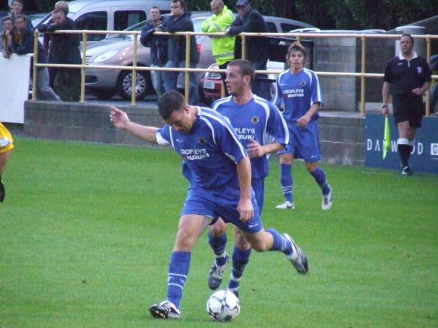 Jon Froggatt, David Galbraith and Liam Green queue up to attack