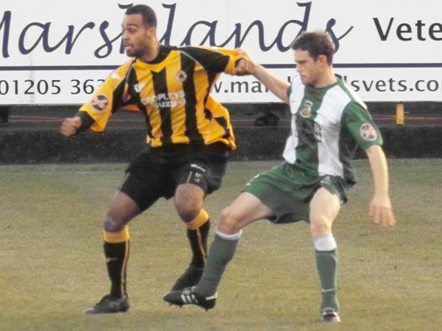 Spencer Weir-Daley tussles