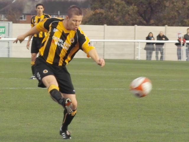 Mark Camm fires off a shot