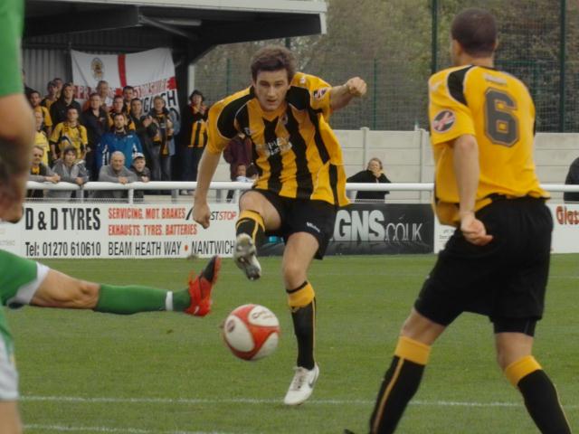 Anthony Church shoots wide