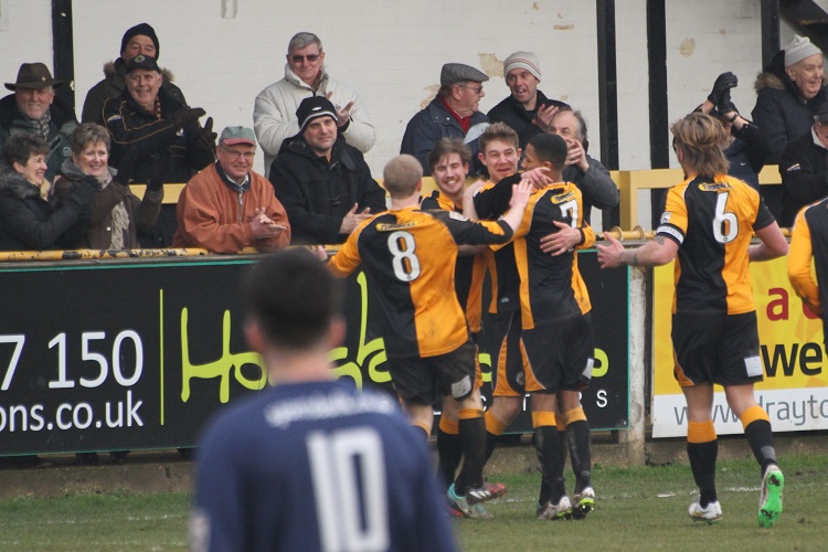 Jones celebrates the 3rd