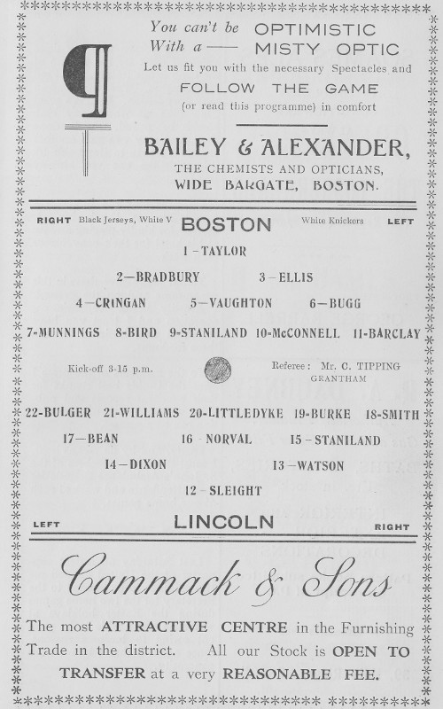 Programme Page 3 - 1935/6