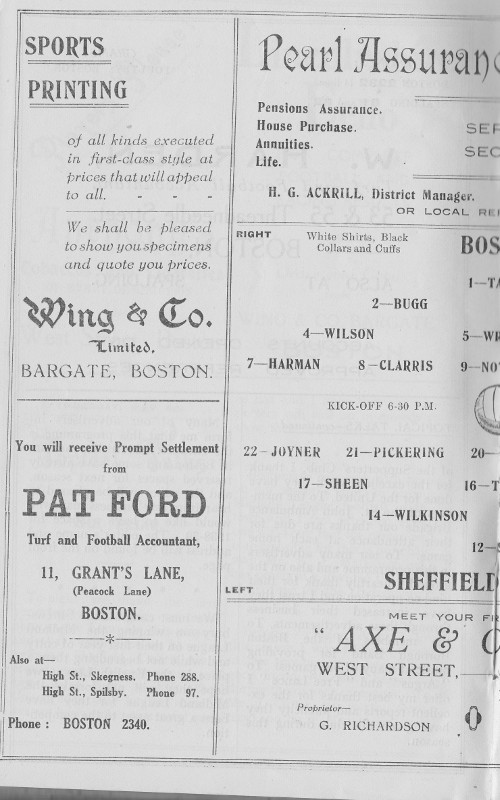Programme Page 4 - 1937/8