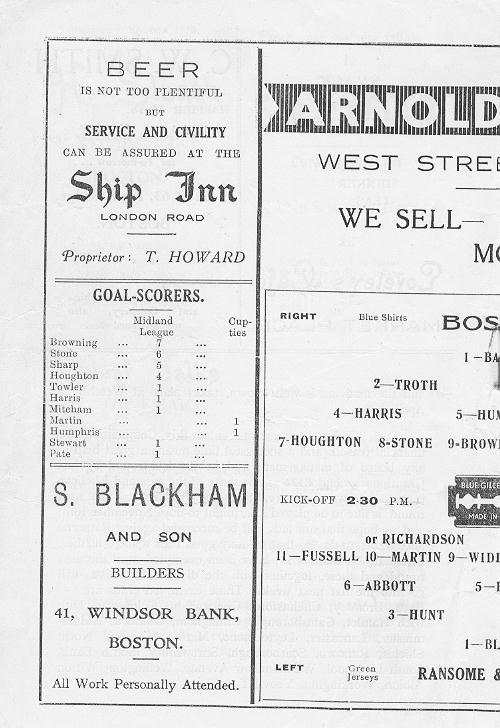 Programme Page 4 - 1946/7