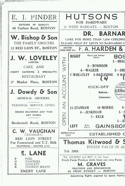 Programme Page 4 - 1954/5