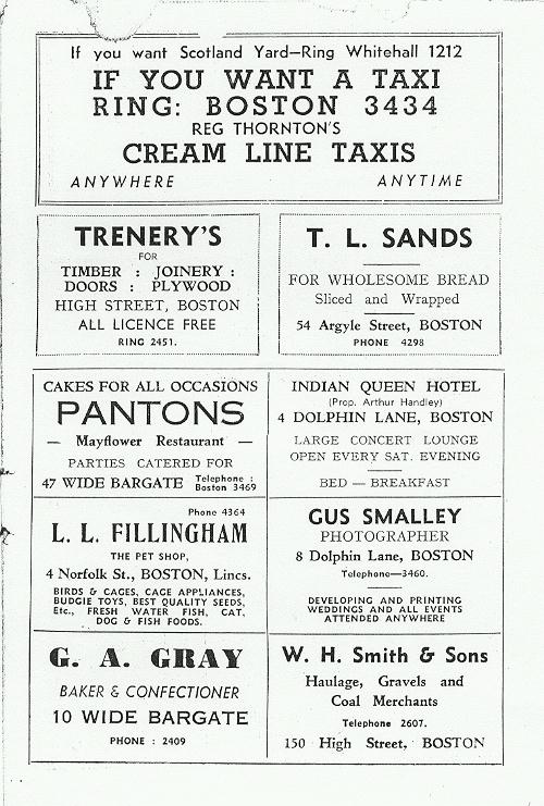 Programme Page 7 - 1954/5