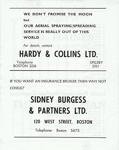 Programme Page 11 - 1969/70