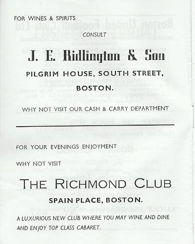 Programme Page 4 - 1969/70