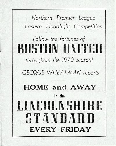 Programme Page 15 - 1970/1