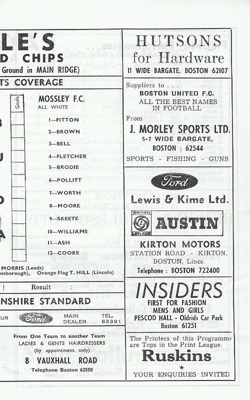 Programme Page 9 - 1975/6