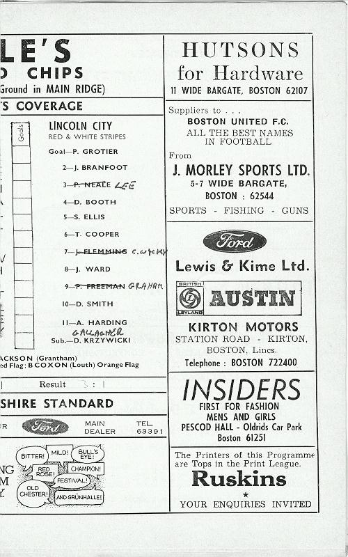 Programme Page 9 - 1976/7