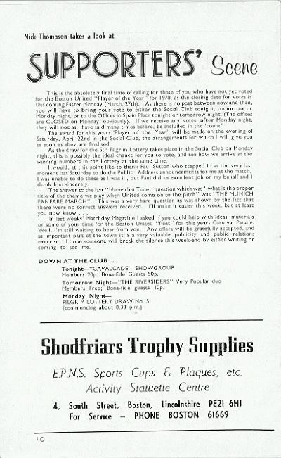 Programme Page 12 - 1977/8