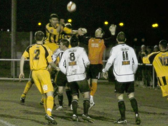 Shaun Pearson heads home the winner