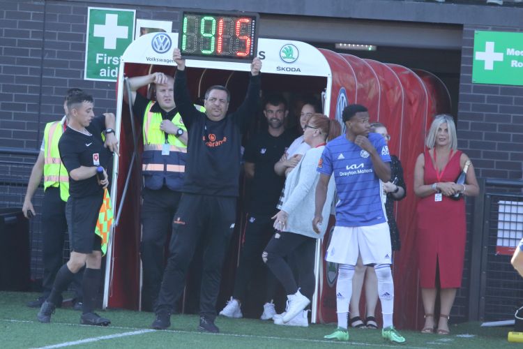 Micah Obiero comes on