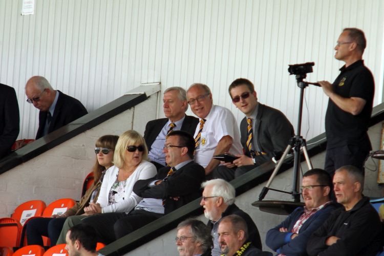 Still smiling before kick-off