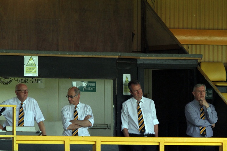 Now was it white shirts this week or blue?