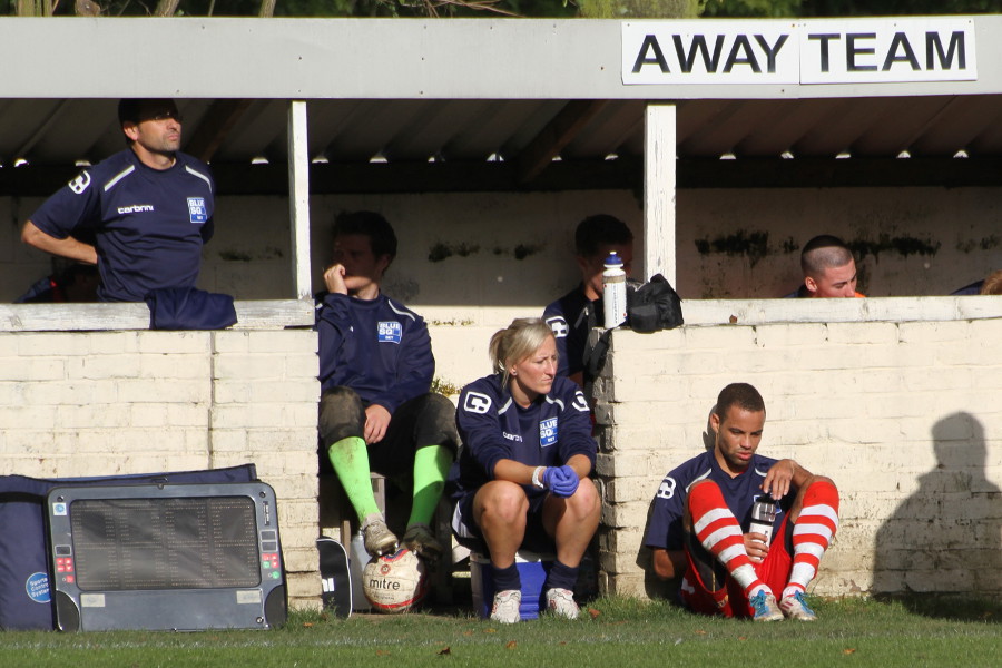 Ben Fairclough after being taken off