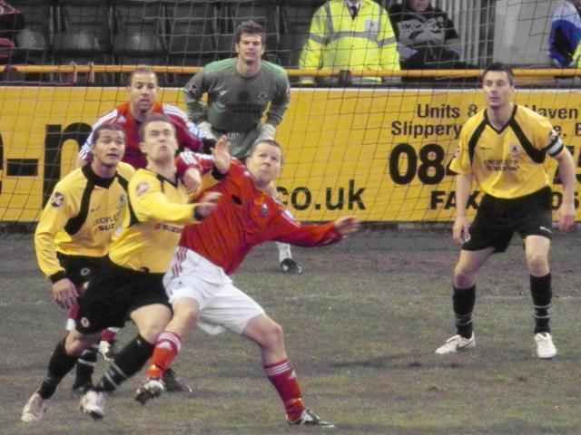 Ryan Clarke gets stuck in