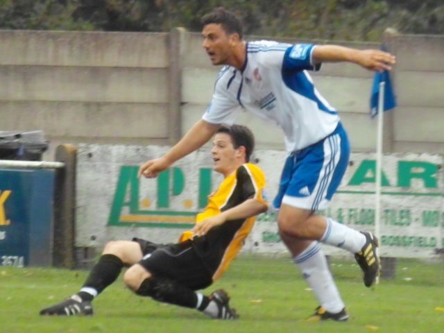 Marc Newsham crosses