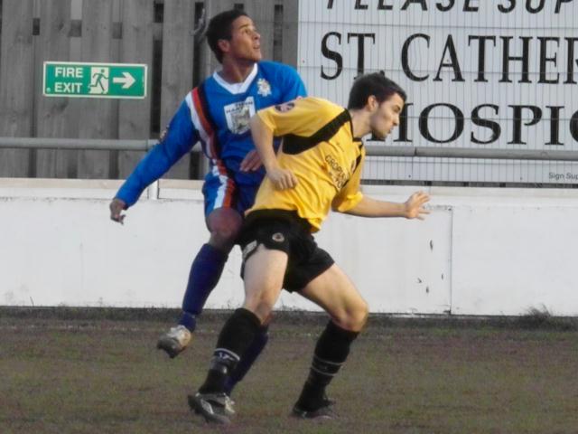 Tom Matthews takes evasive action