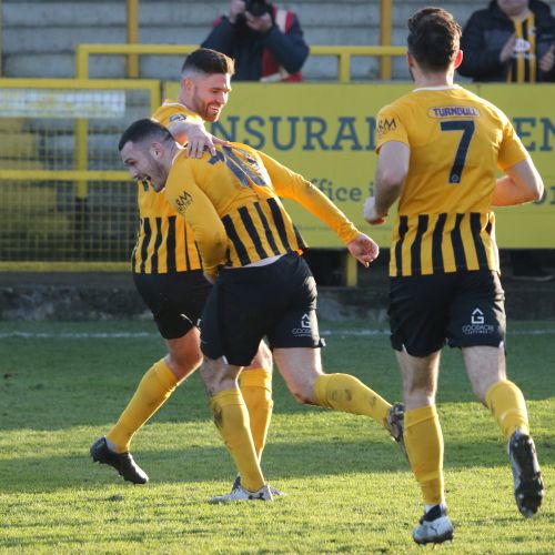 Frank Mulhern celebrates