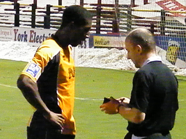 Danny Davidson gets booked